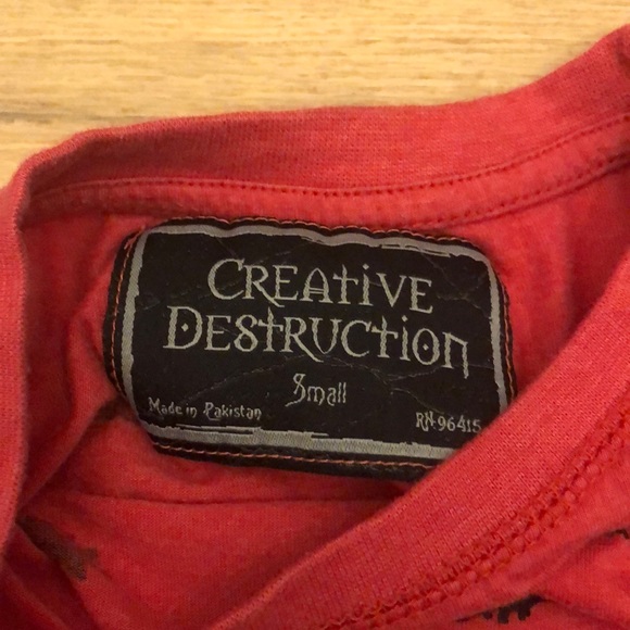 Creative Destruction Women’s T Size Small - Picture 3 of 4